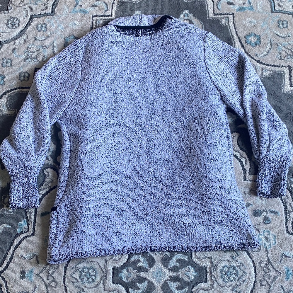 Sideffects Cozy Heathered Gray Open-Front Cardigan - Picture 7 of 7